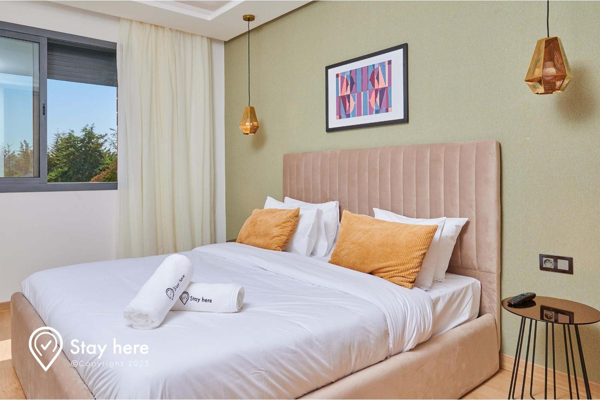 Stayhere Rabat - Hay Riad - Sophisticated Residence Luaran gambar